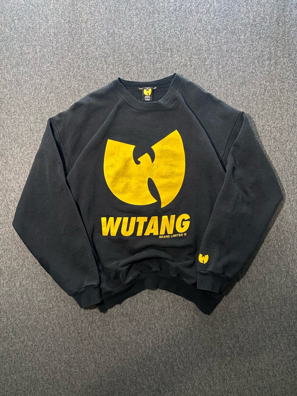 Vintage Wu-Tang Brand Limited Sweatshirt Mens Medium Made in USA Hip Hop Crewnec